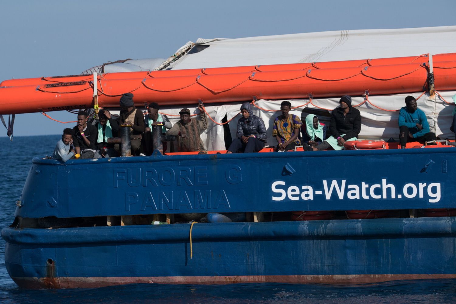 Migranti sulla Sea Watch