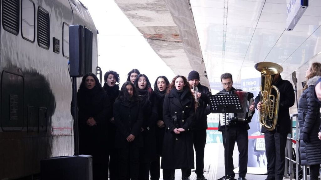 Il Treno del Ricordo alla Stazione Ostiense