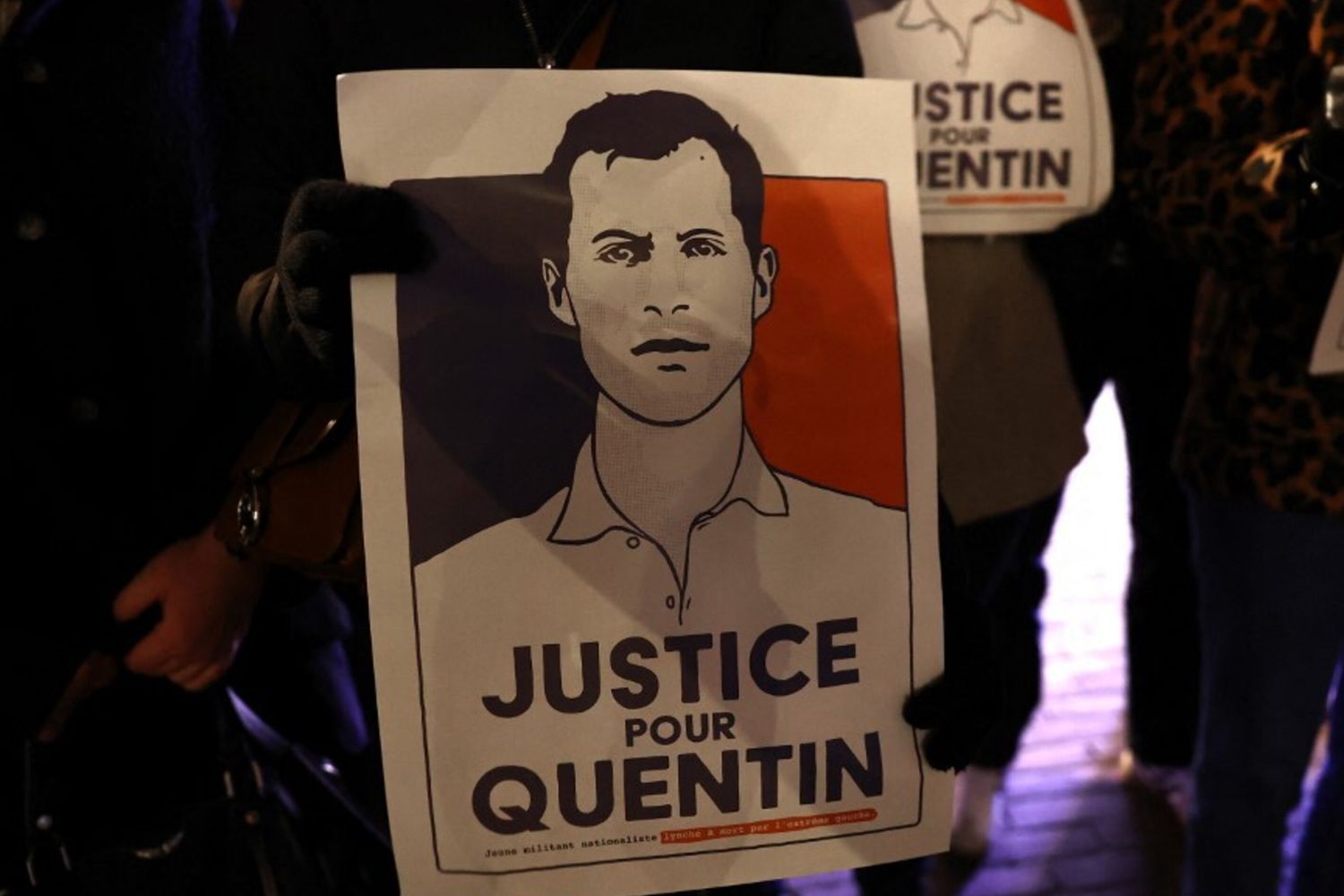 Corteo per Quentin Deranque