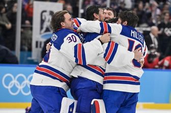 La nazionale Usa di Hockey medaglia d'Oro