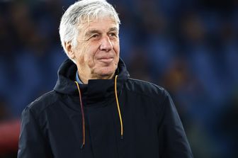 L'allenatore della Roma Gian Piero Gasperini