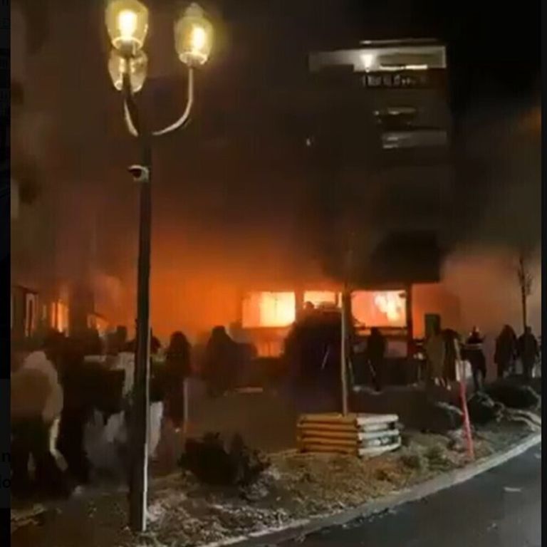 L'incendio nel locale di  Crans Montana