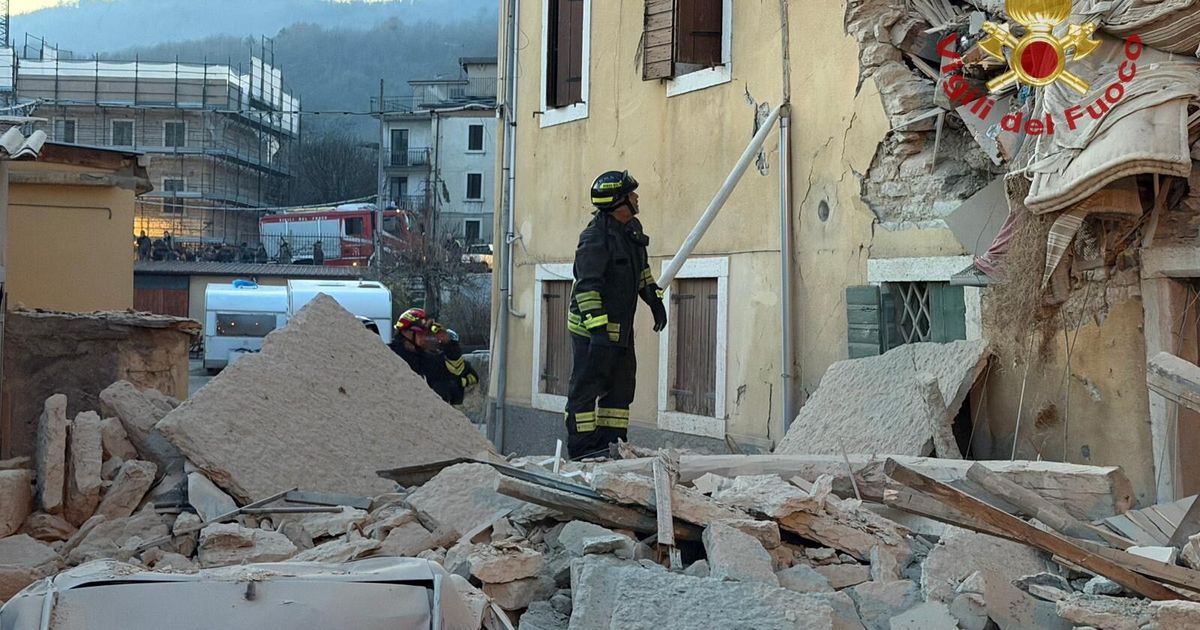 Crolla palazzina nel Veronese, a Negrar. Un morto e tre persone ferite