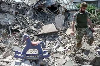 Missili su Kiev e droni