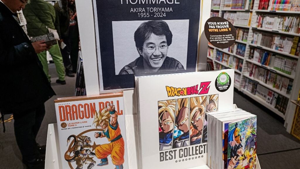 Omaggio ad Akira Toriyama creatore di Dragon Ball