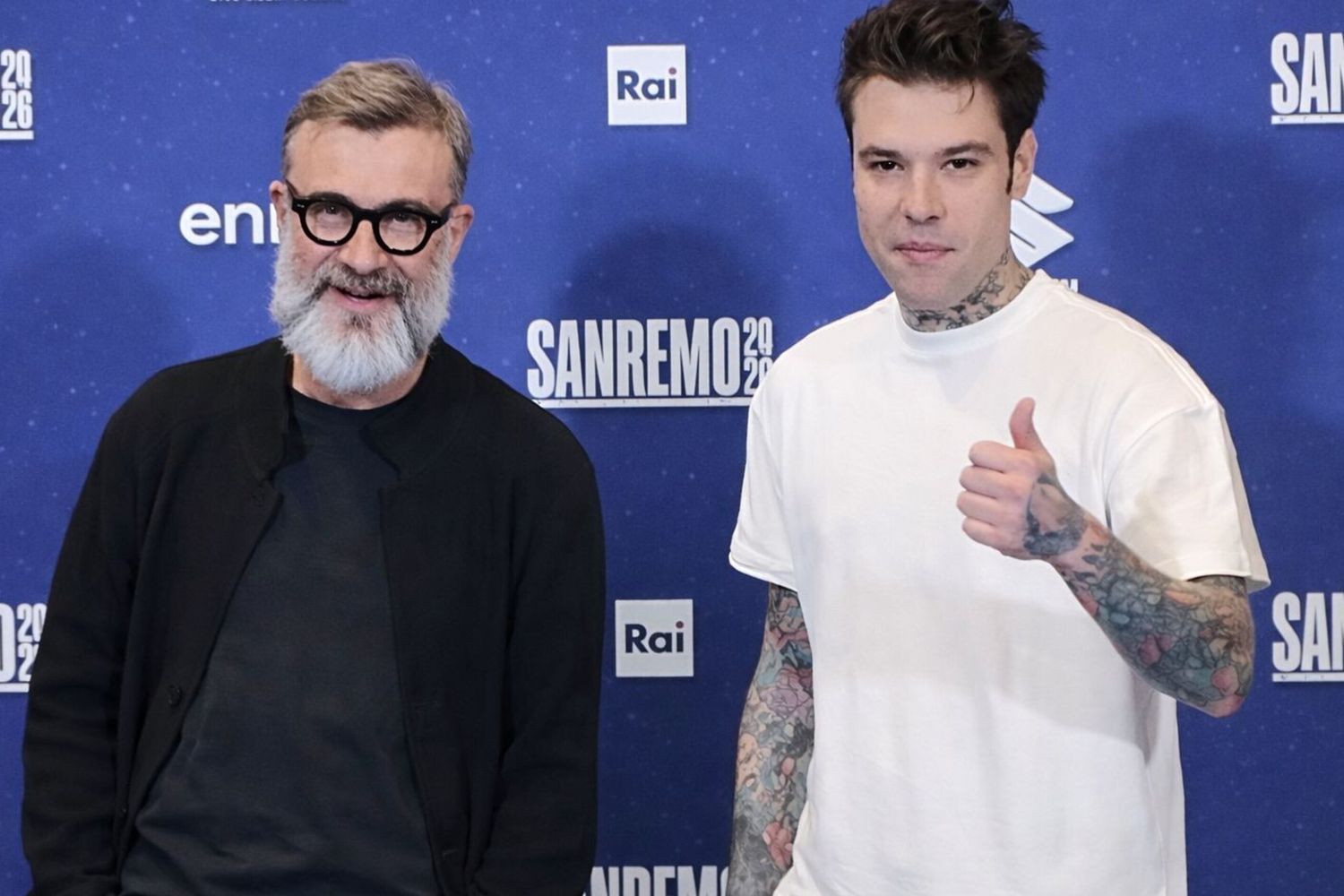 Fedez e Masini tra i favoriti: "Siamo gasati ma alla vittoria non pensiamo proprio" [VIDEO]