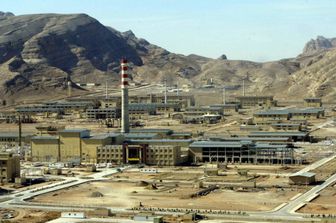 Una veduta generale della centrale nucleare di Isfahan prima dell'attacco Usa