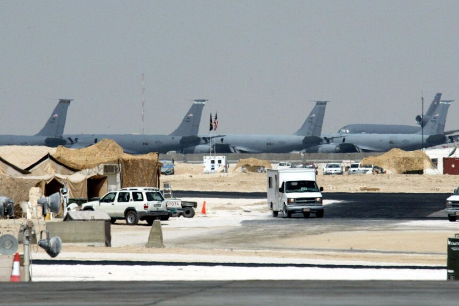 La base aerea militare statunitense di Al-Udeid, 35 km a sud di Doha