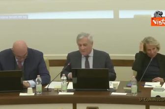 Bagarre in Commissione Senato, Tajani a Conte: Io non sono andato in ginocchio da Merkel o da Trump