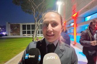 La campionessa olimpica Francesca Lollobrigida