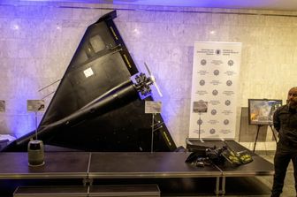 La testata del drone UAV Shahed 136 di fabbricazione iraniana