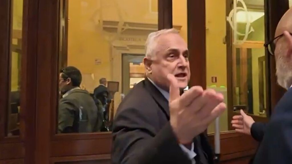 Il patron della SS Lazio Claudio Lotito