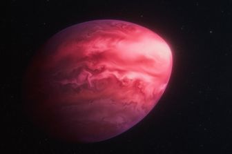 Immagine artistica del pianeta pulsar PSR J2322-2650b.