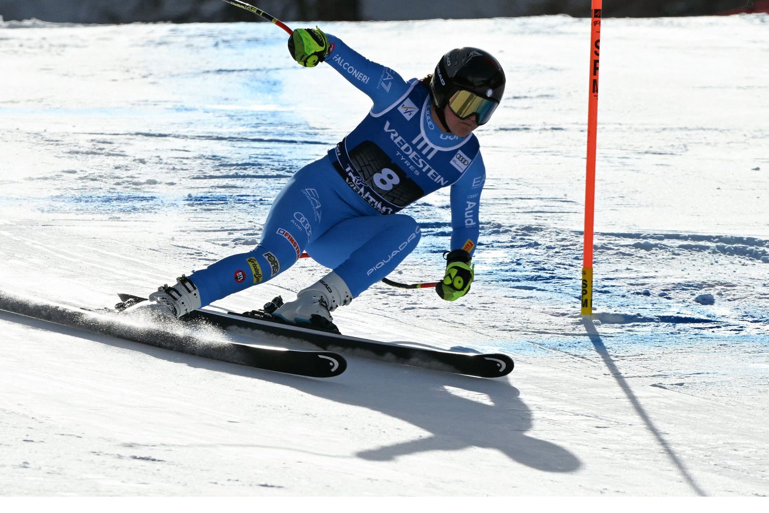 Laura Pirovano vince la discesa libera in Val di Fassa