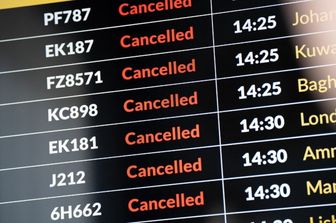 Tabellone aeroporto di Doha