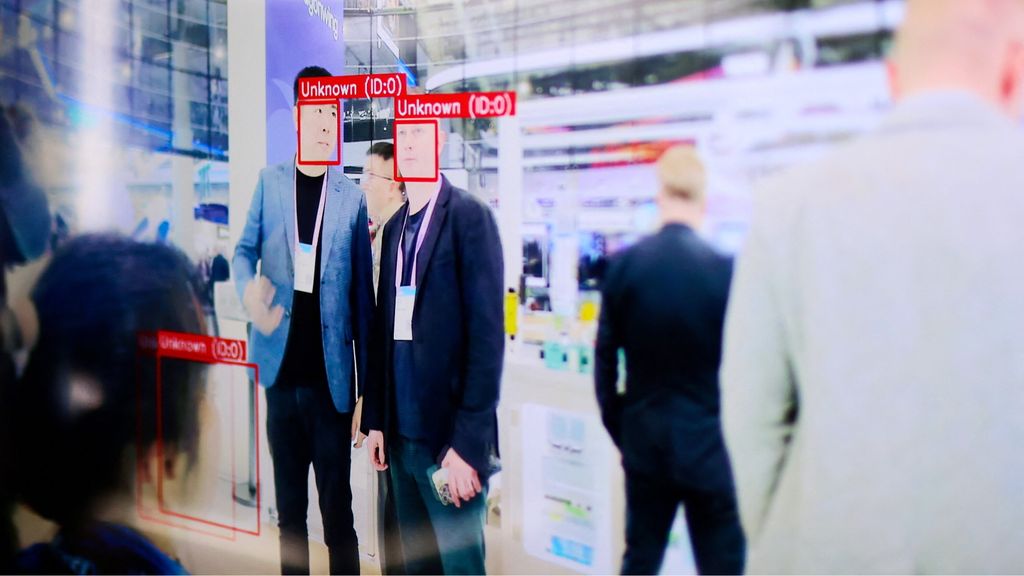 Il sistema di riconoscimento facciale mostrato da Nvidia al MWC