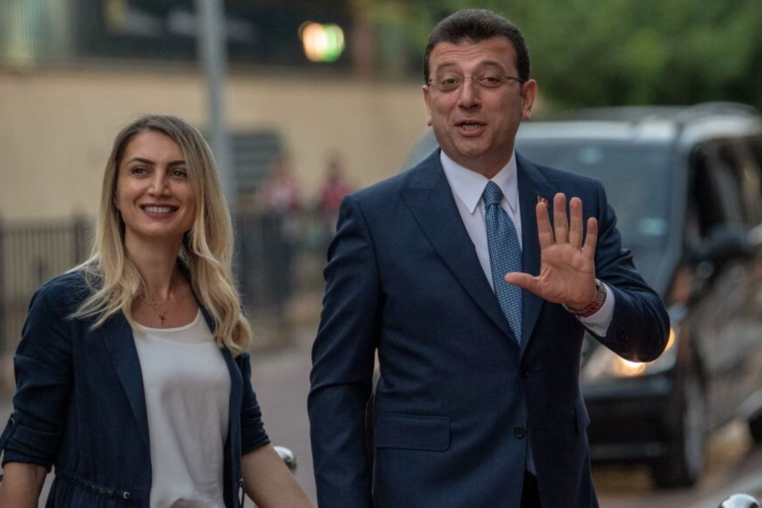 l'ex sindaco di Istanbul, Ekrem Mamoglu,