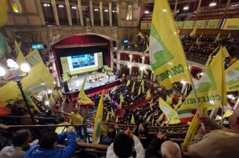 La manifestazione nazionale di Coldiretti al Teatro Politeama  di Palermo