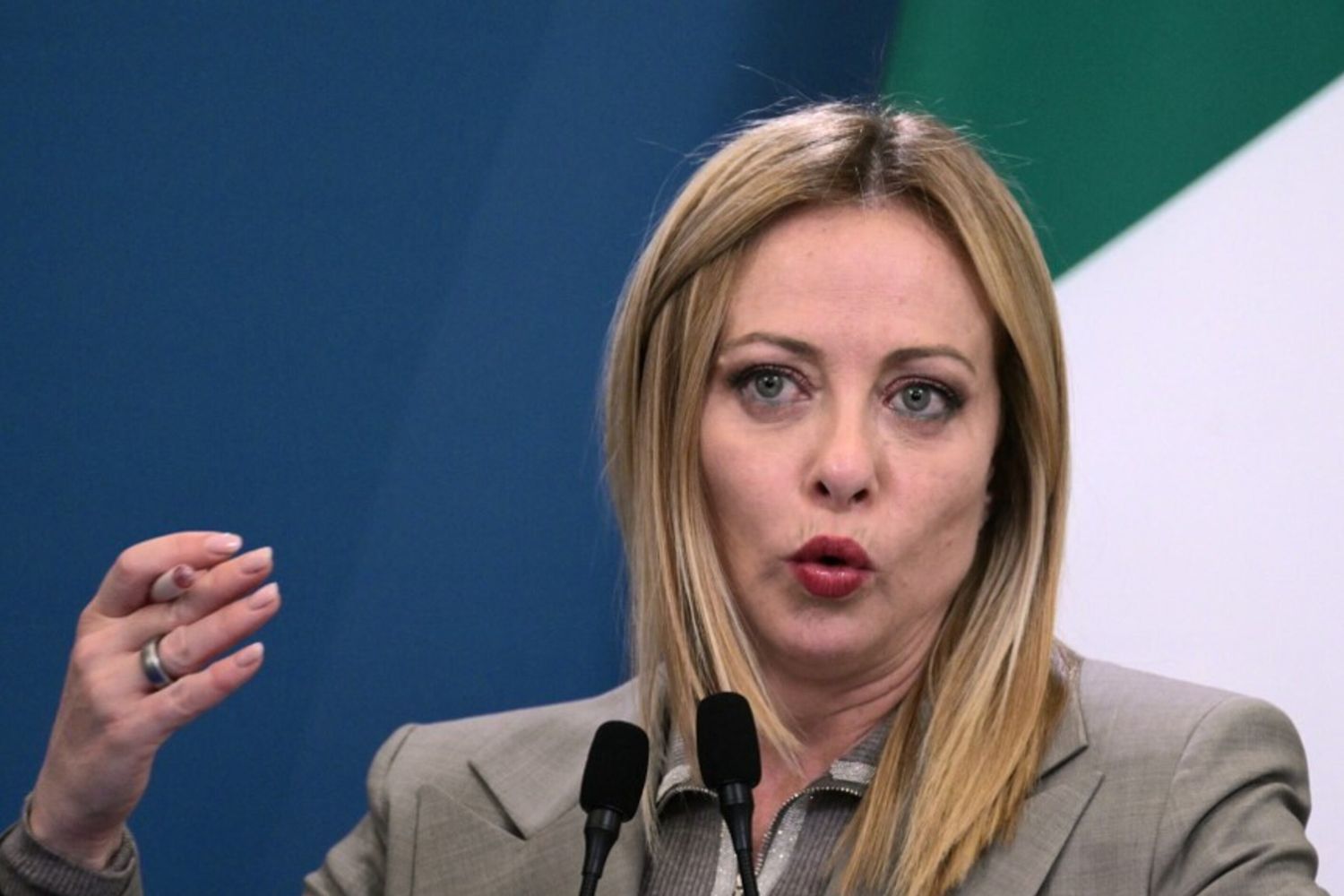 La premier Giorgia Meloni