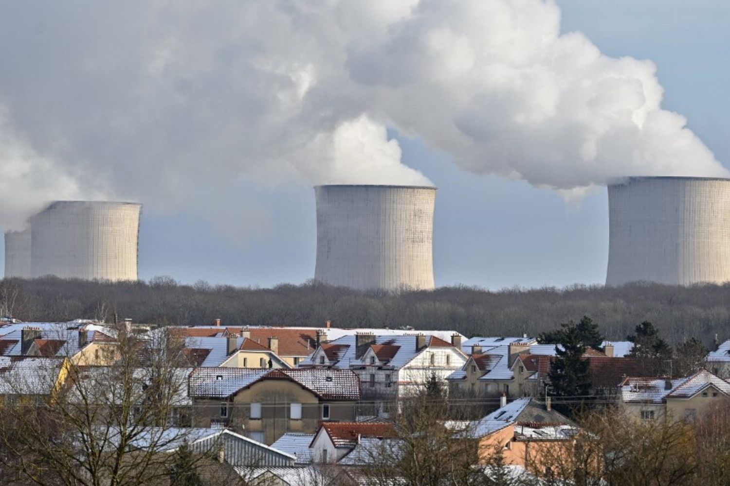 Cattenom nuclear power plant in Hettange-Grande, northeastern France