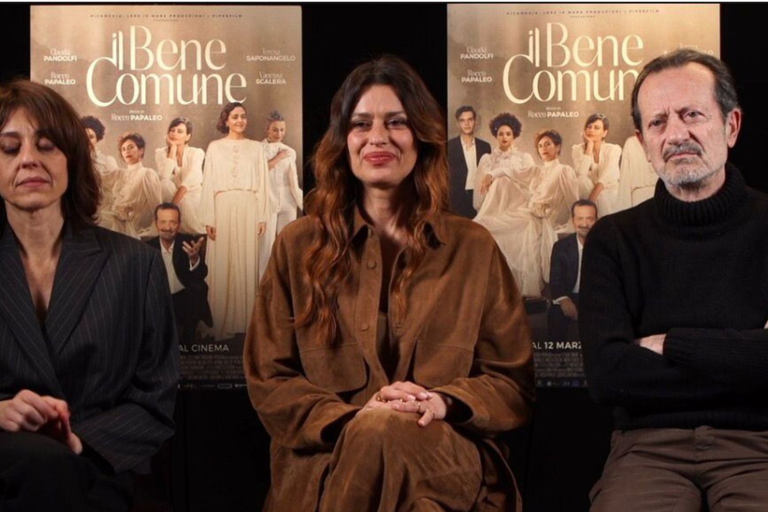 Vanessa Scalera, Claudia Pandolfi e Rocco Papaleo