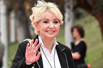 Enrica Bonaccorti alla Festa del Cinema di Roma nell'ottobre 2023
