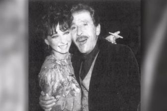 Enrica Bonaccorti con Domenico Modugno nel 1970