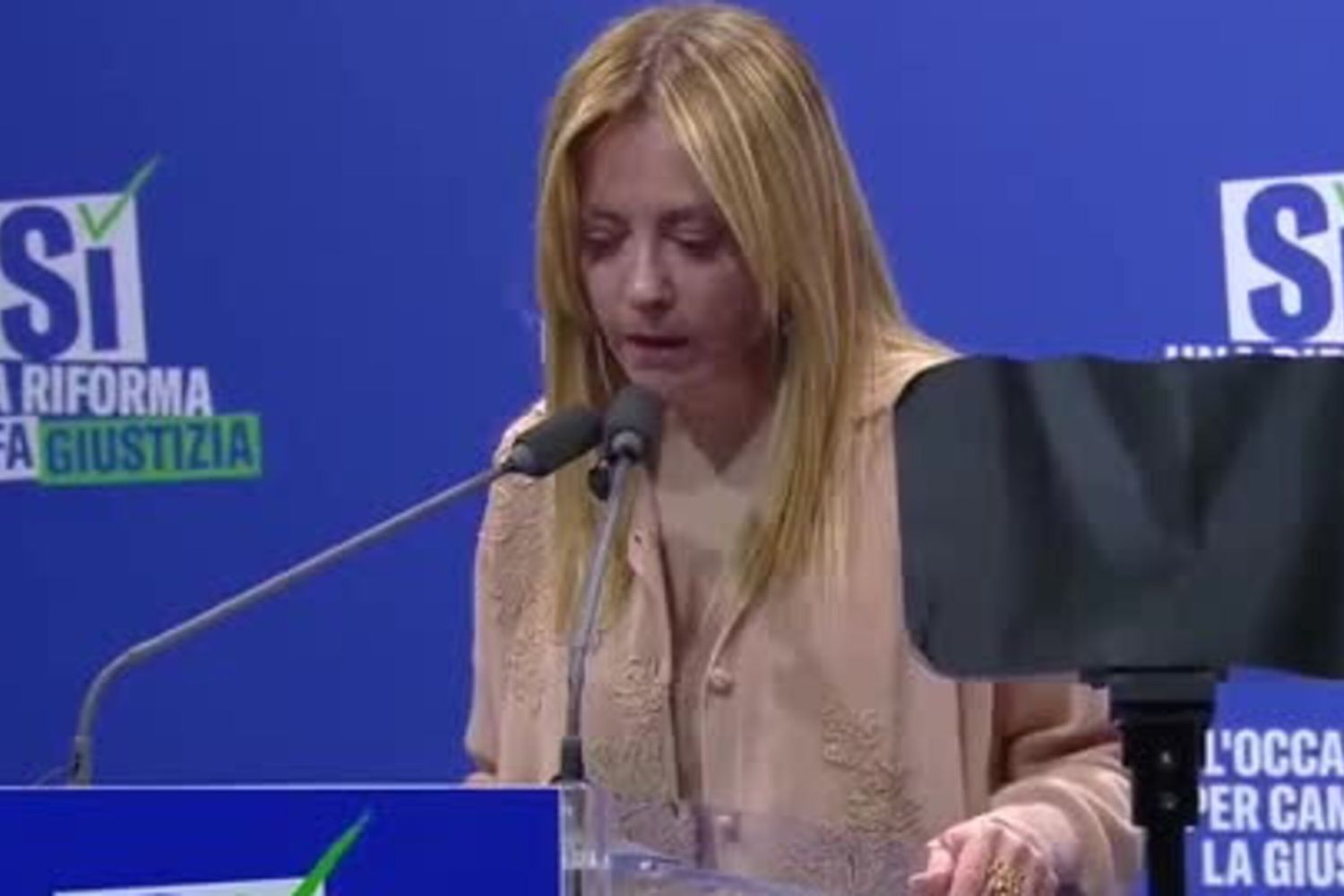 Referendum giustizia, Meloni: Nessuno ha in mente di liberarsi della magistratura