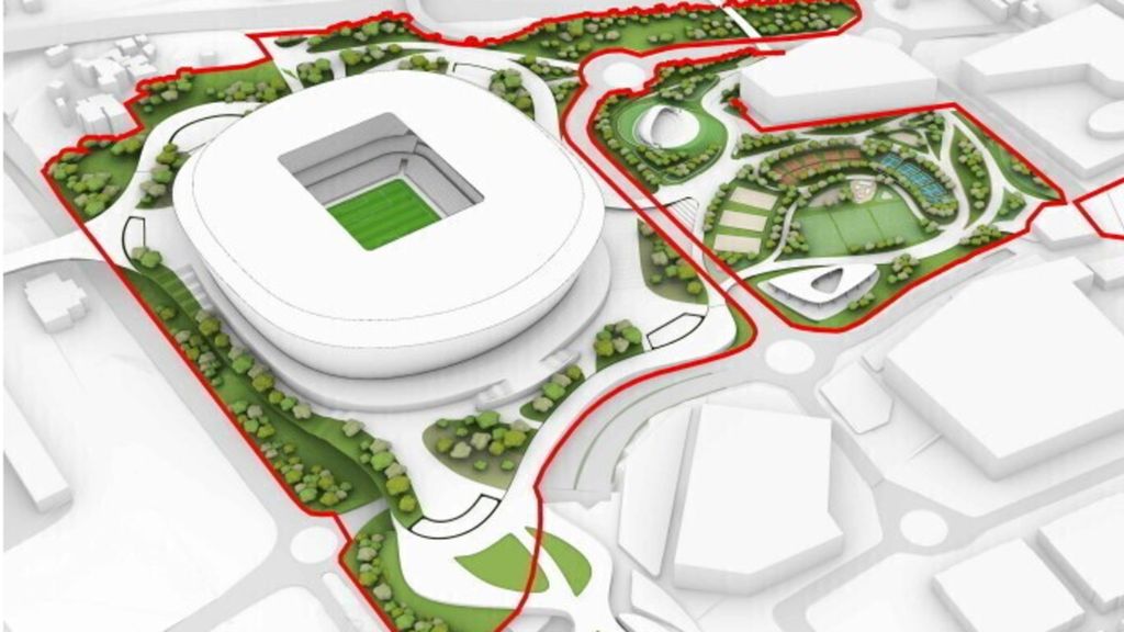 pianta stadio roma pietralata