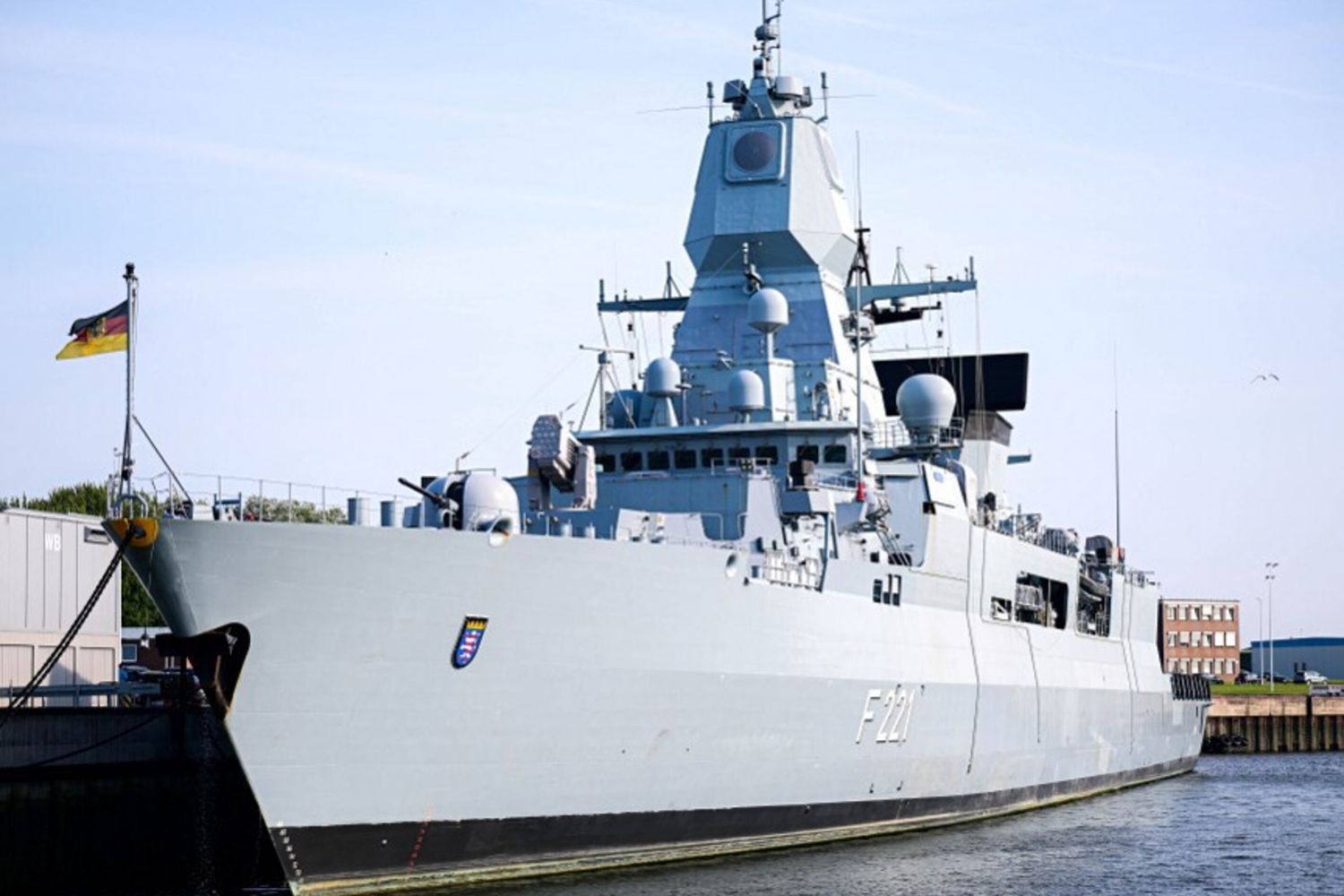 Una nave della missione Aspides