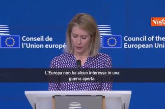 Crisi Golfo, Kallas: La guerra in Iran non è una guerra dell'Europa