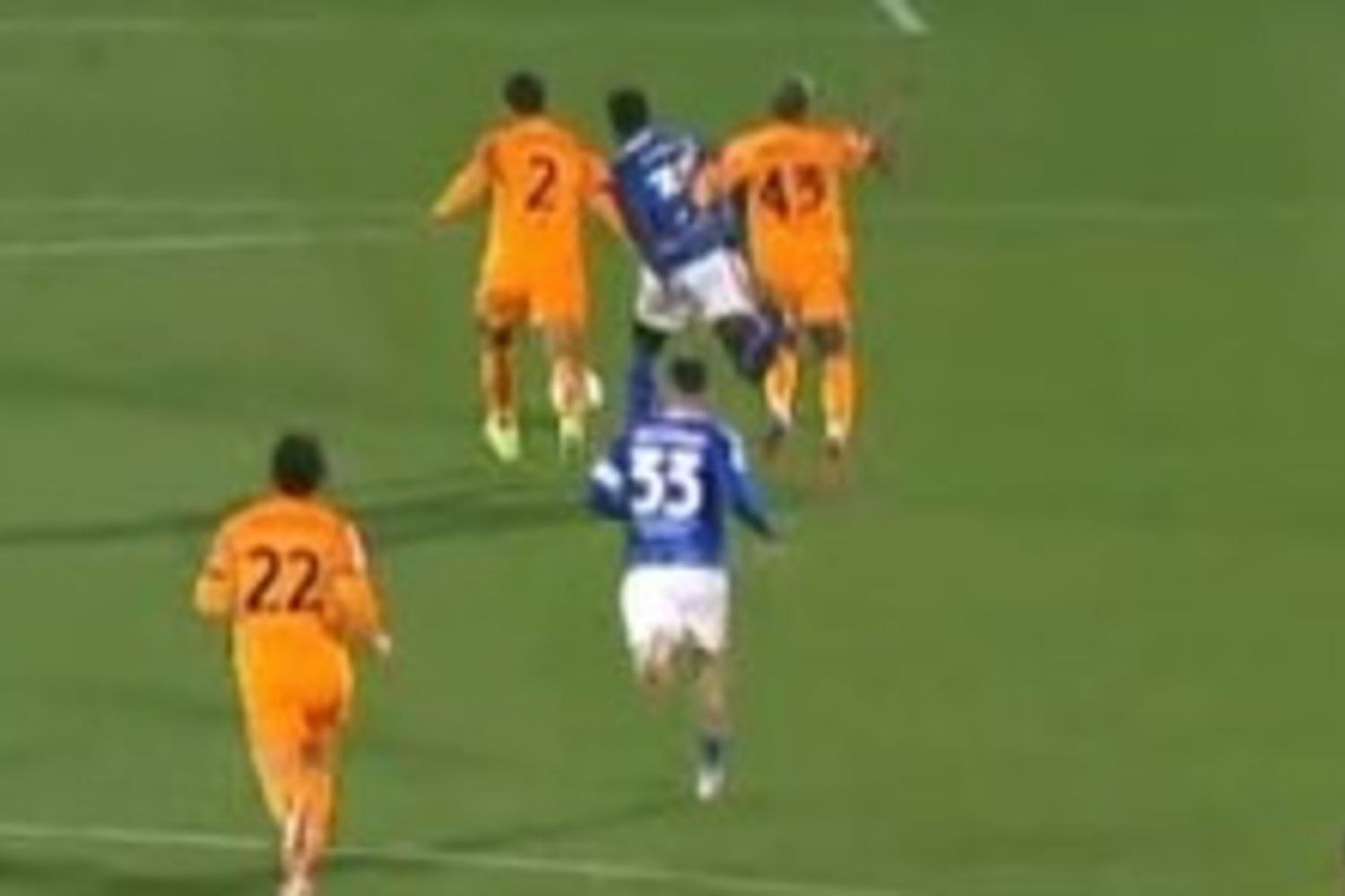 Il presunto fallo di Wesley in Como-Roma