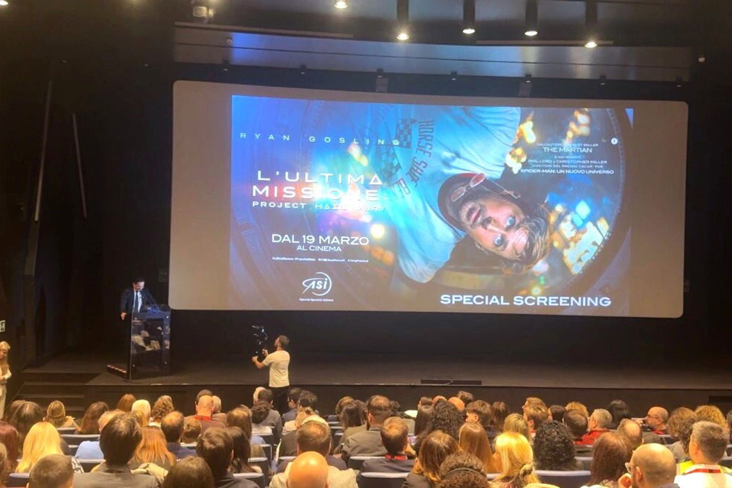 Premiere all'ASI del film 'Project Hail Mary'