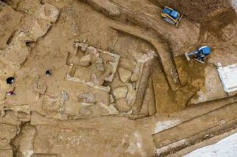 Scavi alla necropoli Ostiense