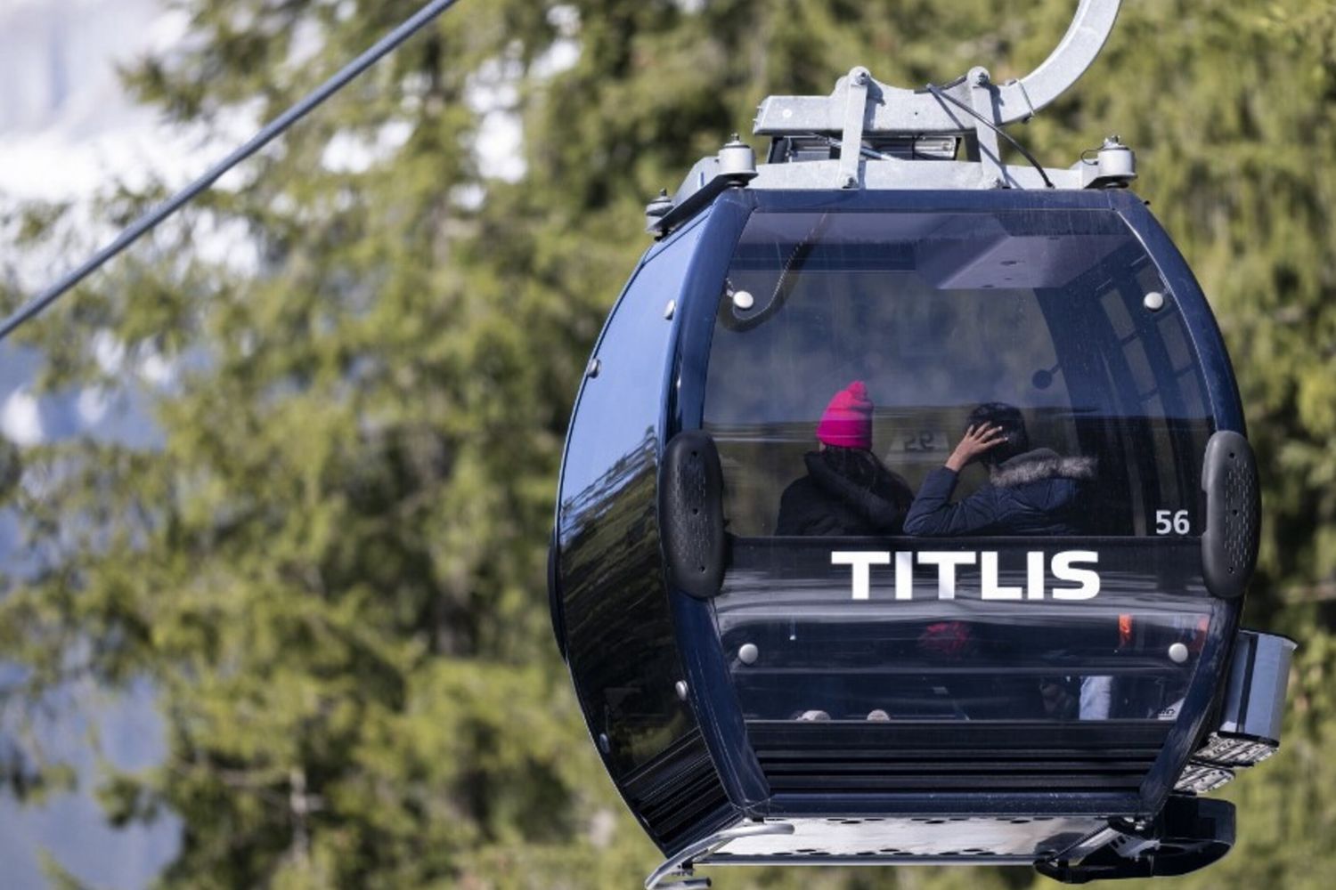 Una ovovia a Engelberg, in Svizzera