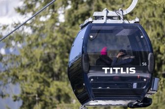 Una ovovia a Engelberg, in Svizzera