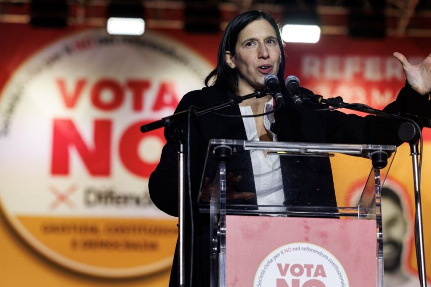 La Segretaria del Partito Democratico Elly Schlein