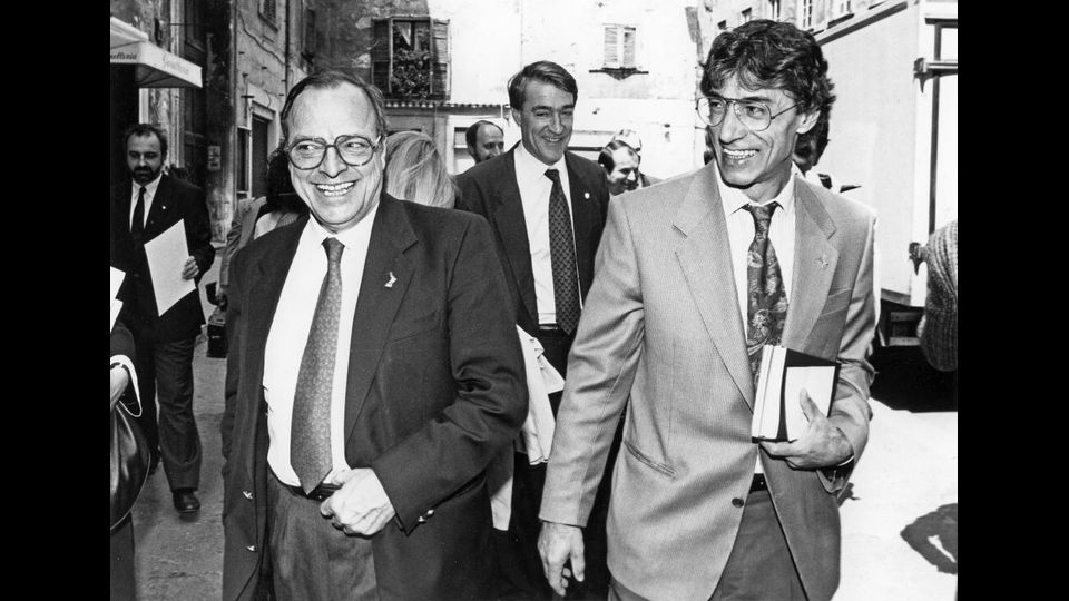 Marco Formentini e Umberto Bossi