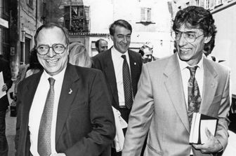 Marco Formentini e Umberto Bossi