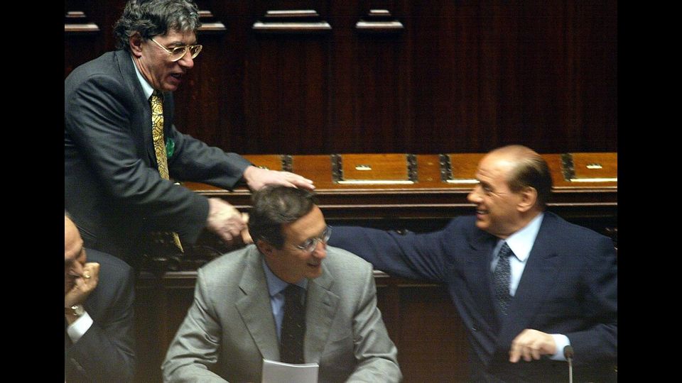 Bossi, Fini e Berlusconi