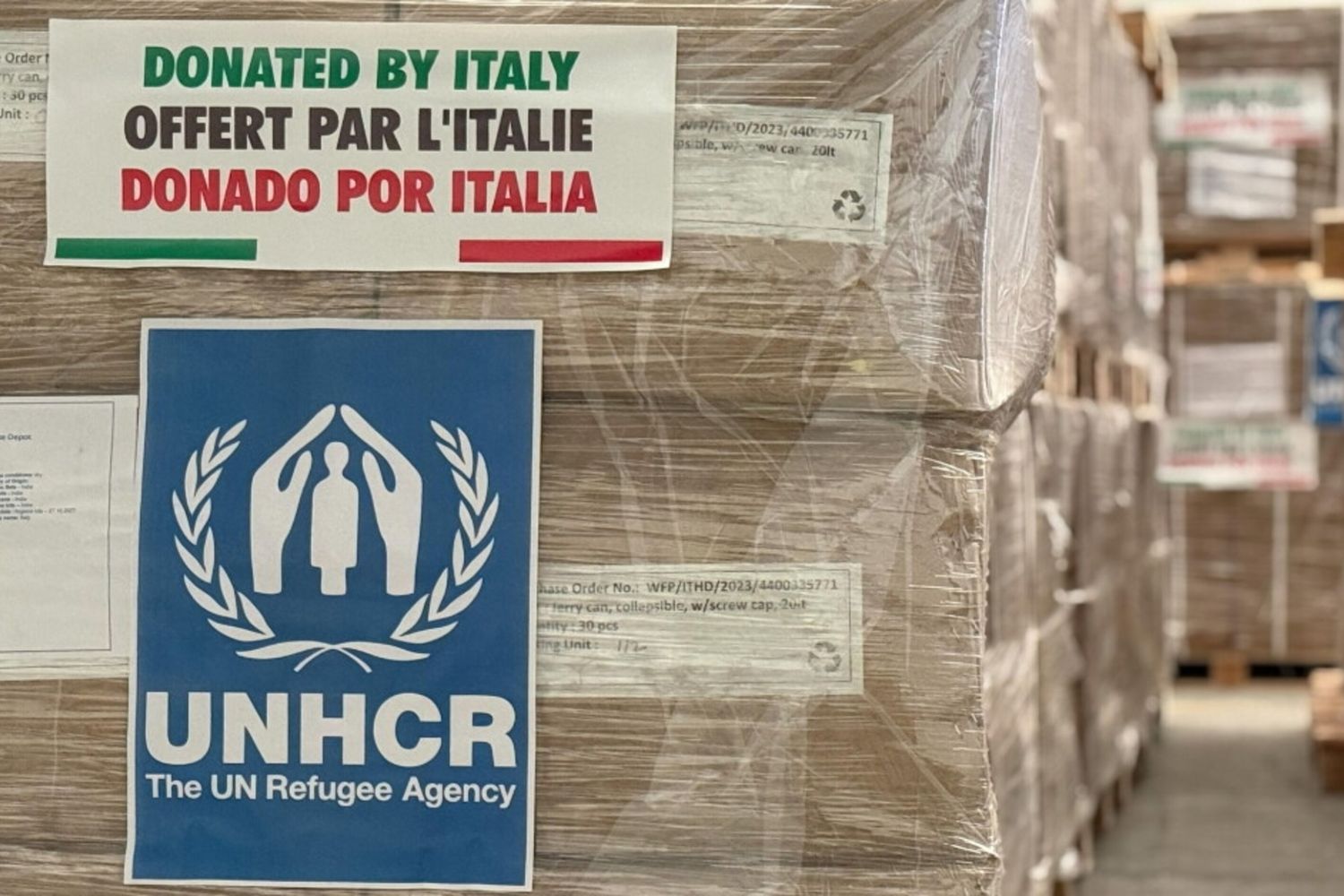 Un vol humanitaire de la Coopération italienne à Beyrouth