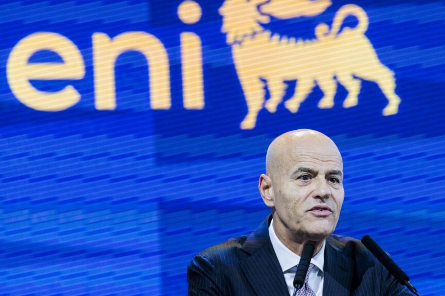 L'ad Eni Claudio Descalzi