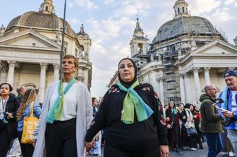 Madri in piazza per la pace a Roma