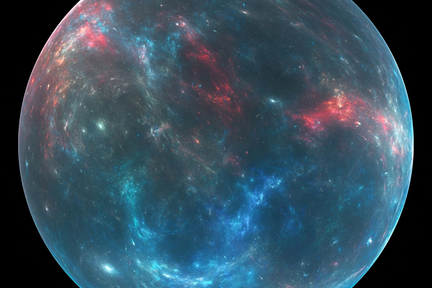 Spazio: l'immagine di un esopianeta in un'elaborazione computerizzata