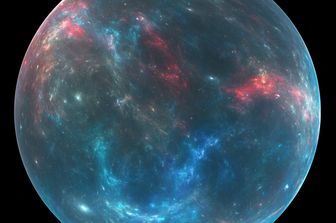 Spazio: l'immagine di un esopianeta in un'elaborazione computerizzata