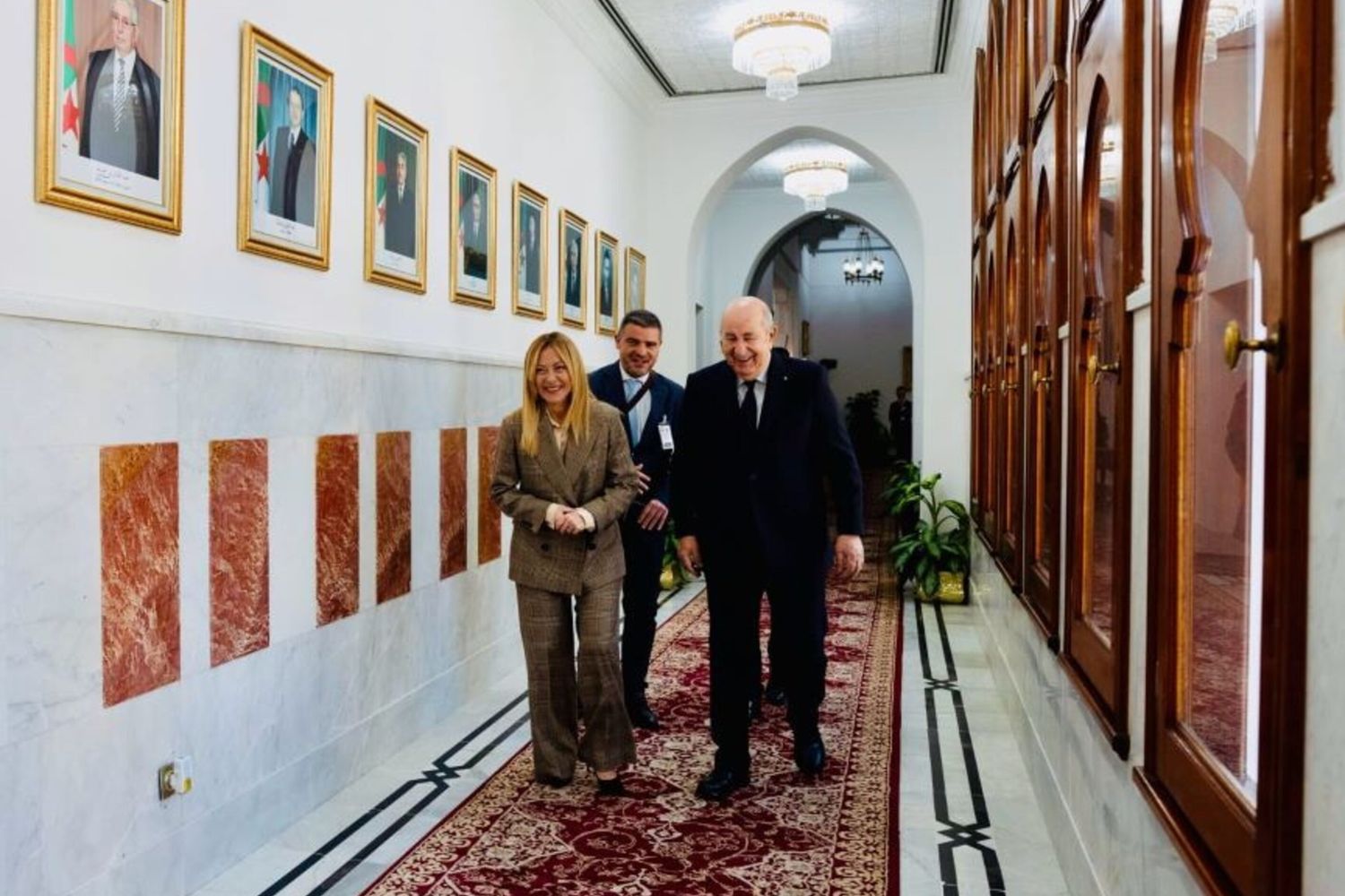 La missione di Giorgia Meloni in Algeria
