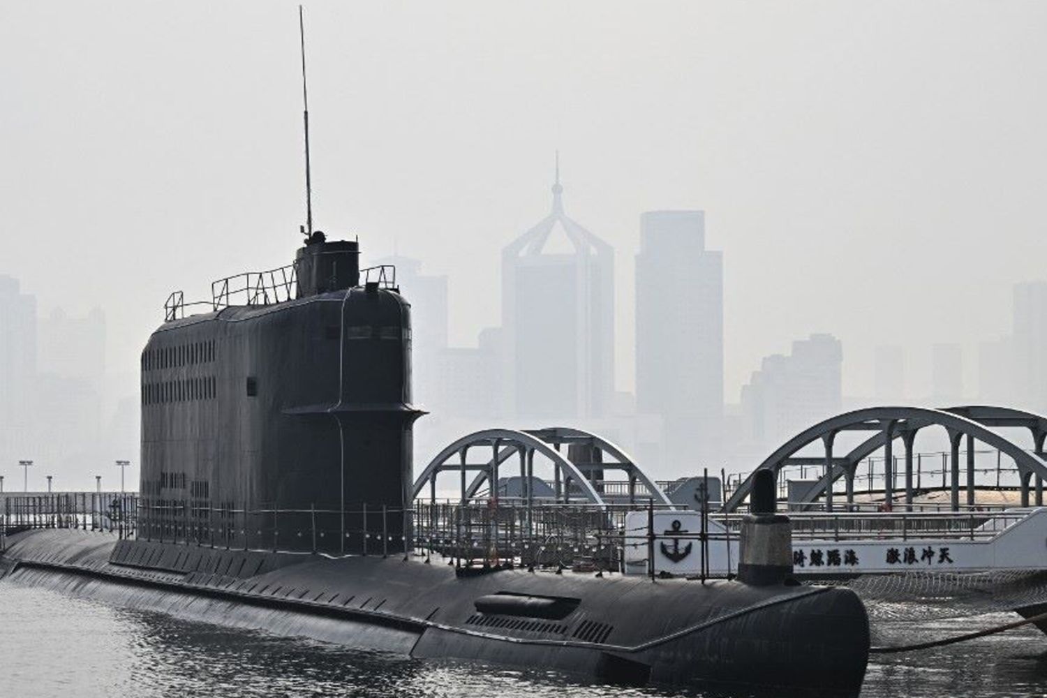 Un sottomarino delle forze militari della Cina