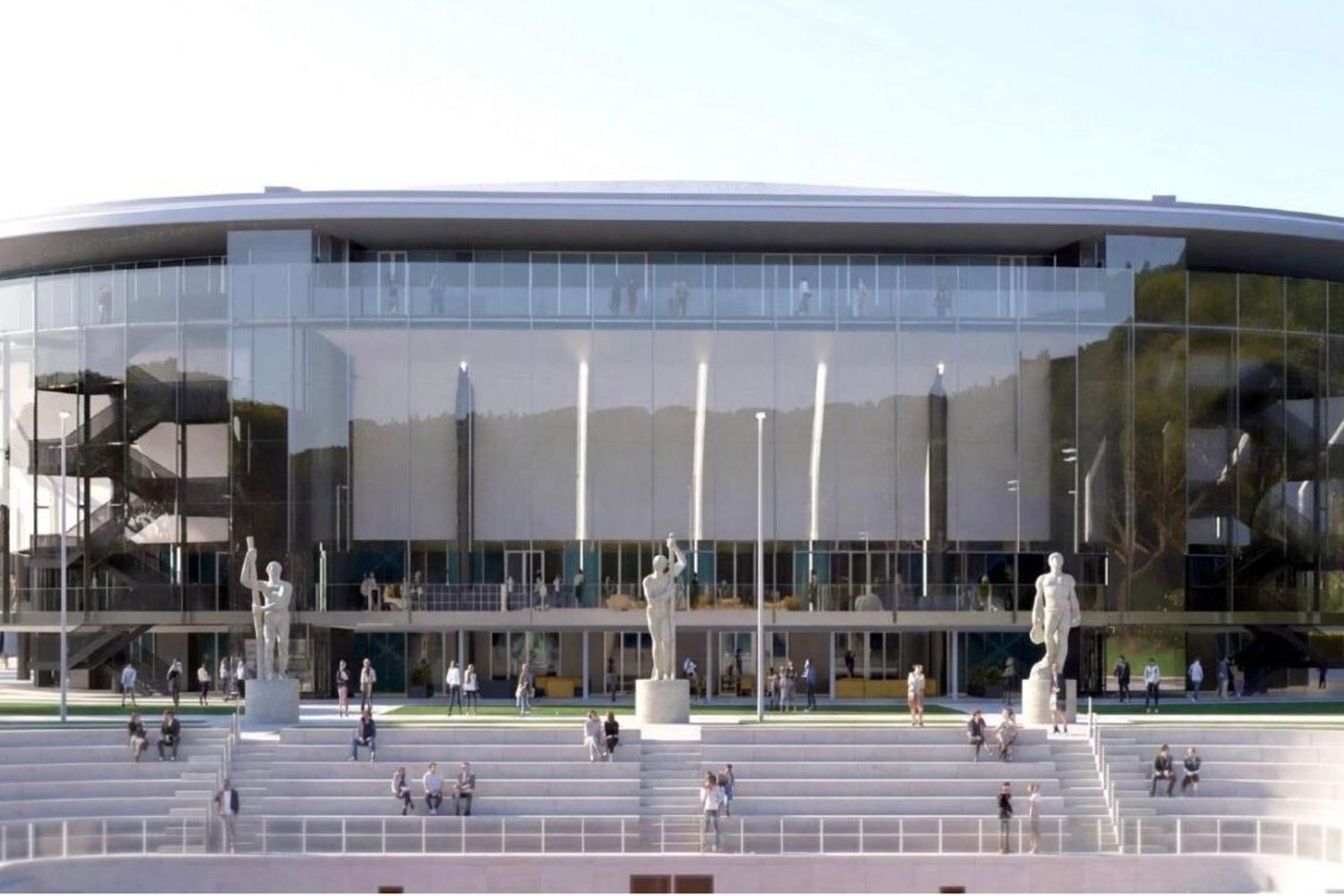 Il 'nuovo' stadio centrale del Foro italico