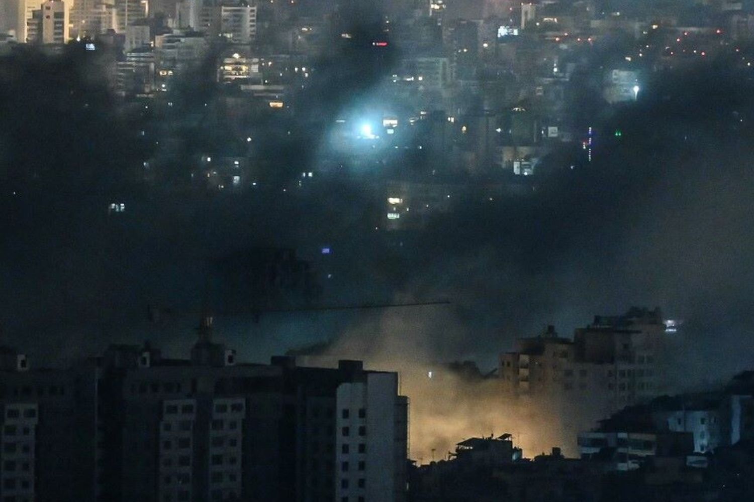 Missili su Beirut  - immagine del 29 marzo 2026