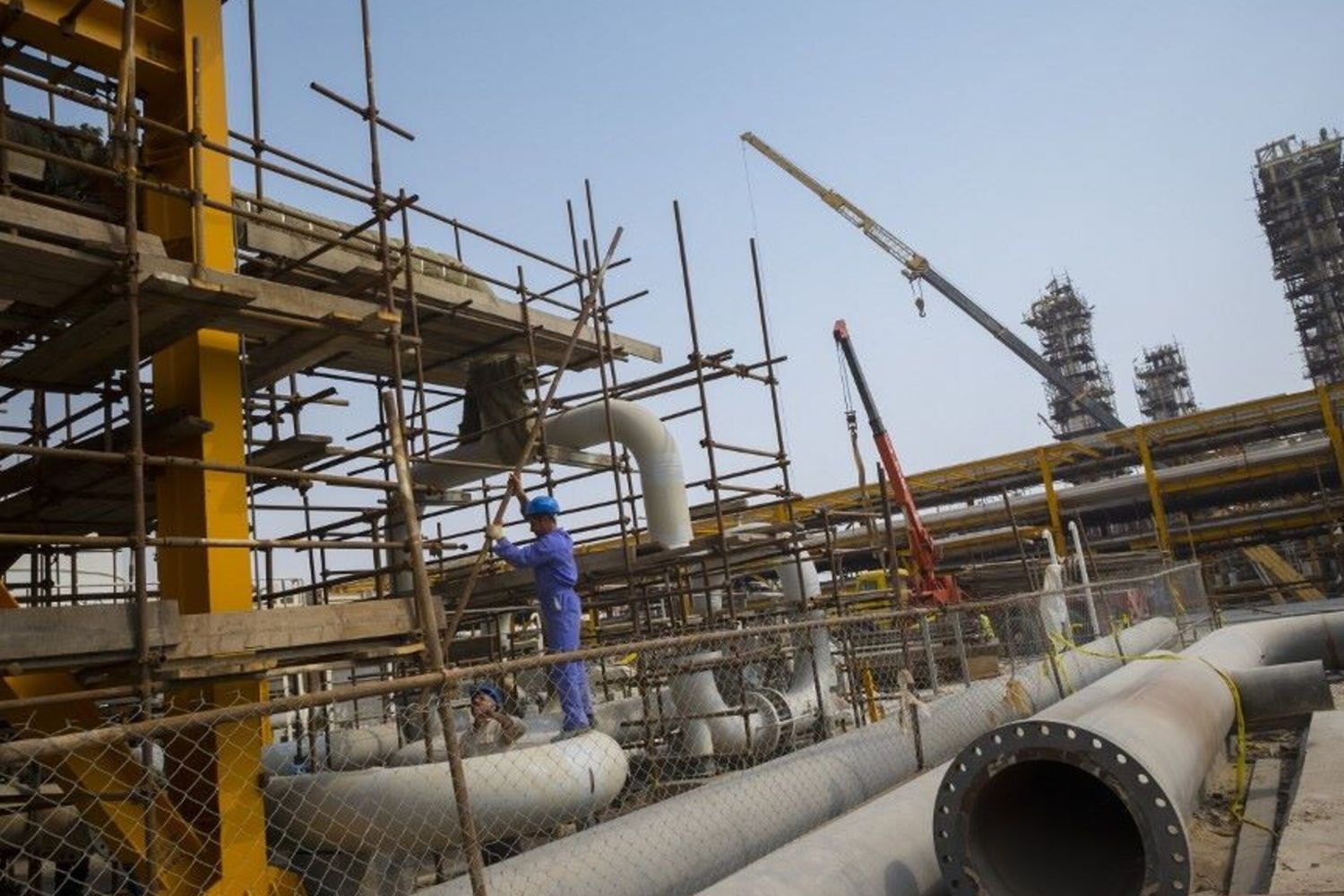 Il giacimento di gas di South Pars in Iran